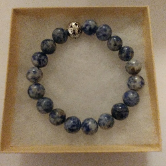 Sodalite Stone Bracelet - Picture 2 of 8